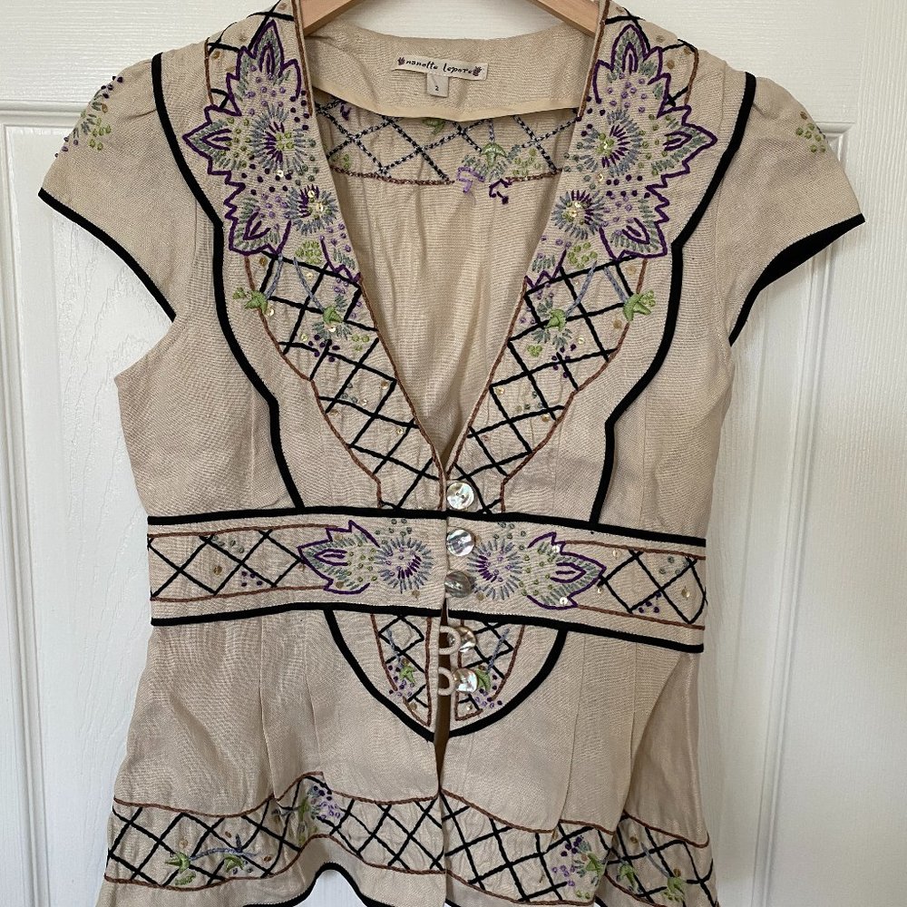 Nanette Lepore Top Jacket Vest